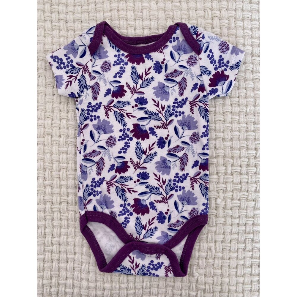 Floral Short Sleeve Onesie